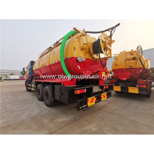Dongfeng fecal 12cbm vacuum pump suction sewage truck
